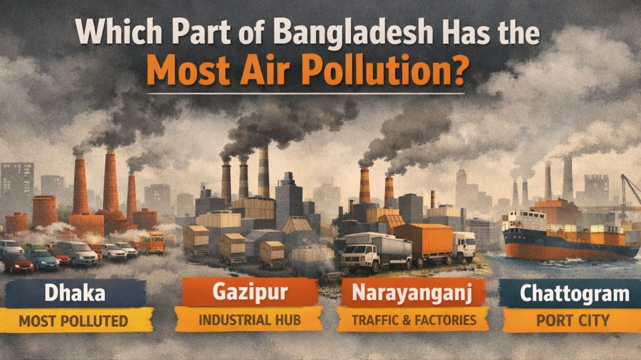 Which Part of Bangladesh Has the Most Air Pollution?