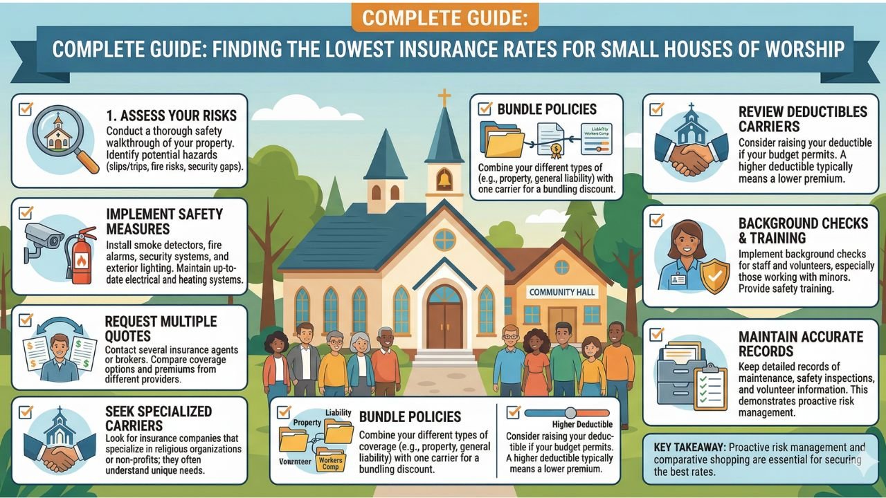 Who Offers Lowest Insurance Rates for Small Houses of Worship